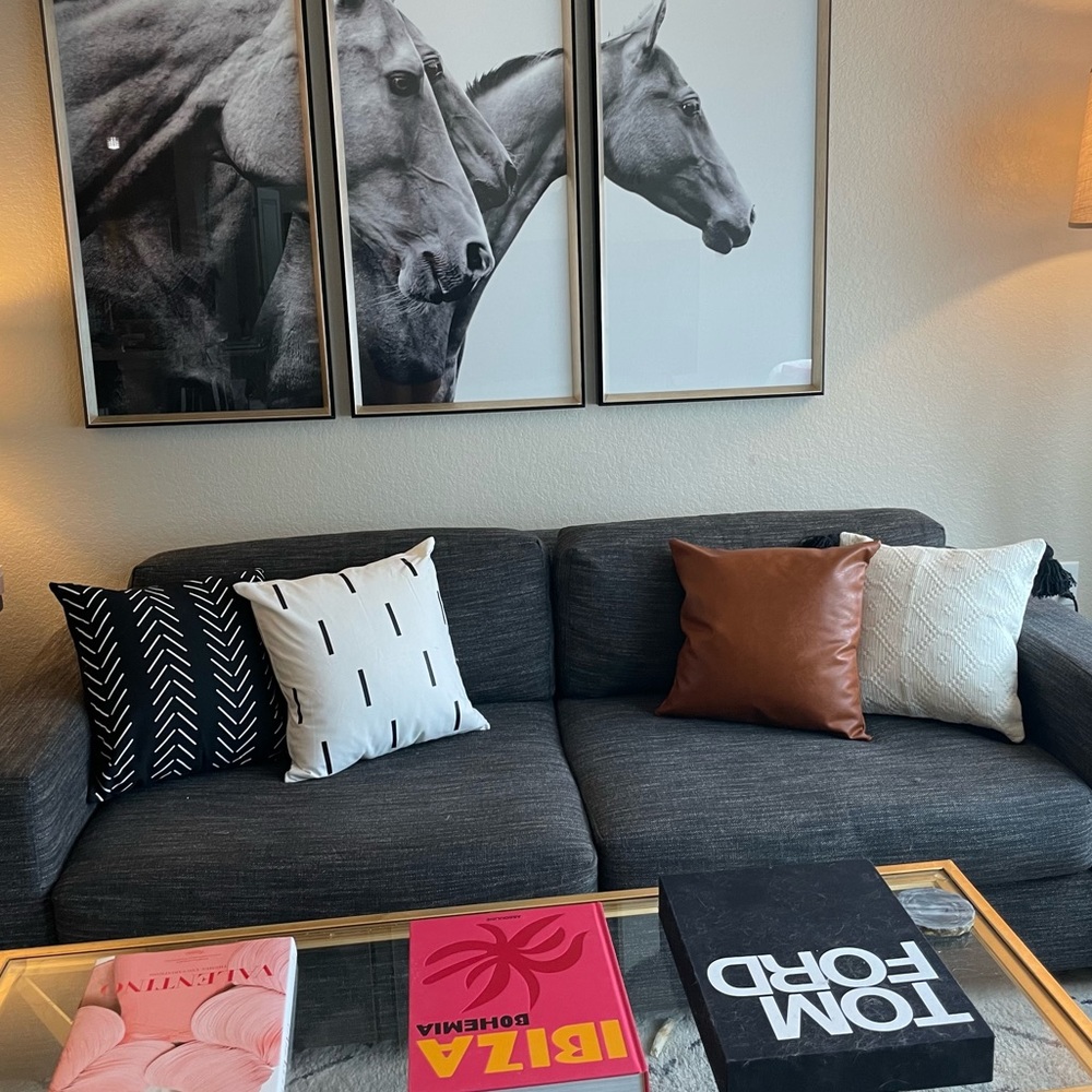 4 accent boho pillows